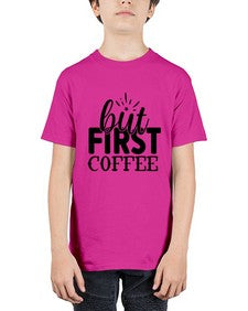 but first coffee 697# - tea - Youth Tee Unisex