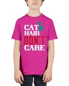 cat hair dont care o Style 29# - cats - Youth Tee Unisex