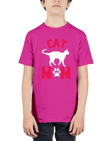 cat mom Style 35# - cats - Youth Tee Unisex