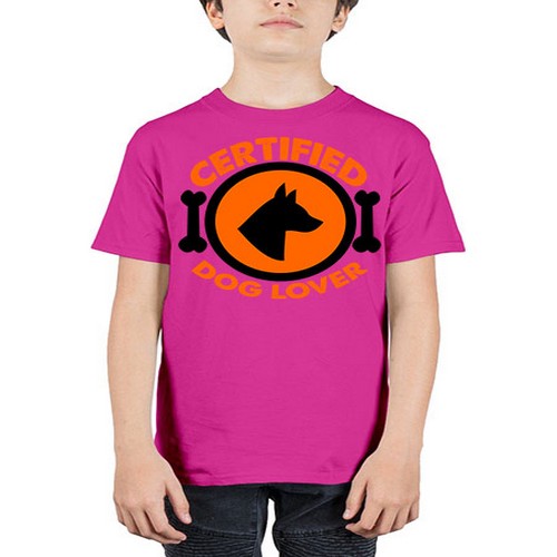 certified dog lover - dogs - Youth Tee Unisex