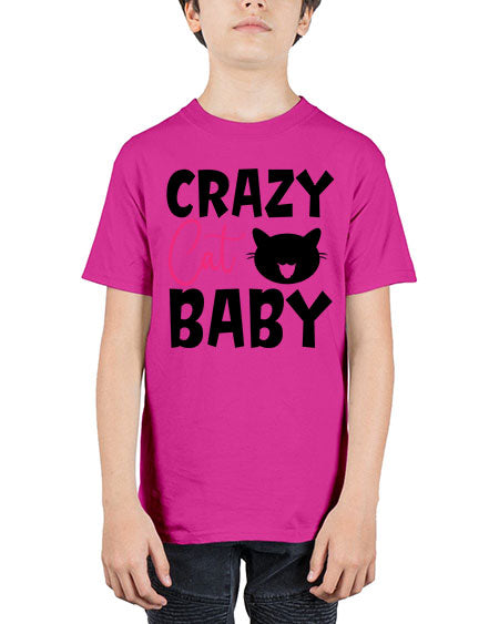 crazy cat baby Style 66# - baby - Youth Tee Unisex
