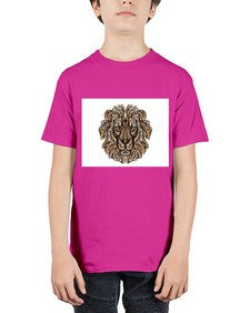 ethnic lion 430# - mandala - Youth Tee Unisex