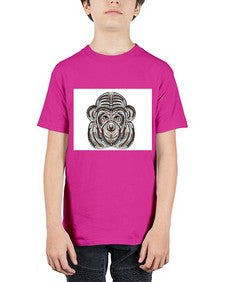 ethnic monkey 431# - mandala - Youth Tee Unisex