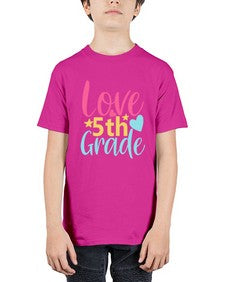 fifth grade love 83# - fifth grade - Youth Tee Unisex