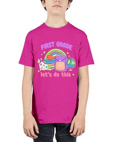 first Grade Lets Do This 144# - first grade - Youth Tee Unisex