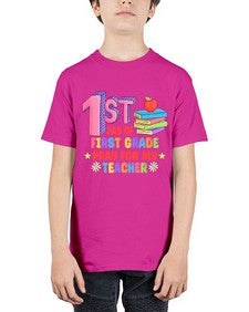 first day of first Grade 101# - first grade - Youth Tee Unisex