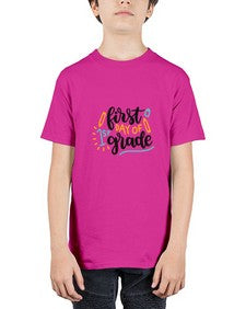 first day of first grade 102# - first grade - Youth Tee Unisex