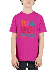 first grade nailed it 150# - first grade - Youth Tee Unisex
