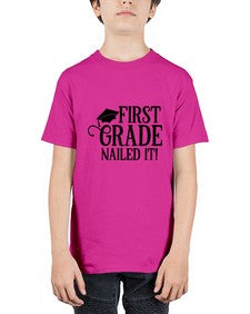 first grade nailed it 151# - first grade - Youth Tee Unisex
