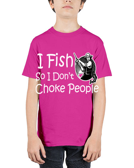 fishing 34# - shark-fish - Youth Tee Unisex