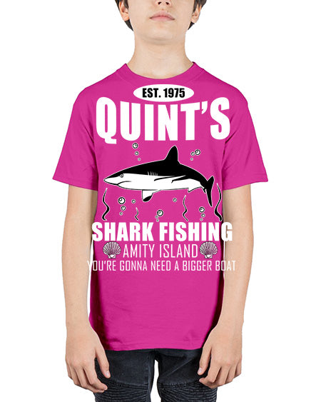 fishing 40# - shark-fish - Youth Tee Unisex
