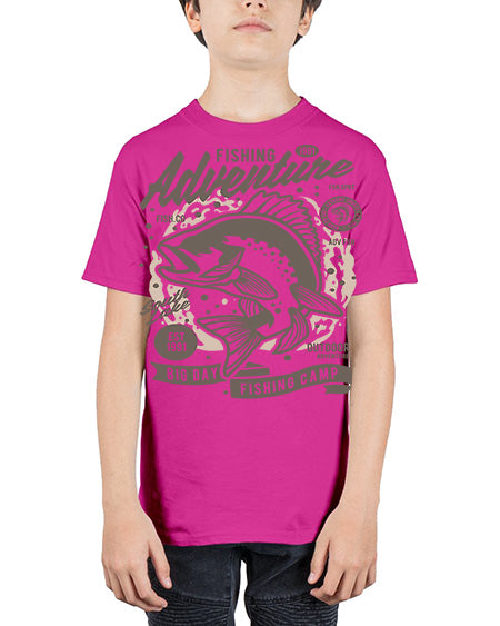 fishing adventure 51# - shark-fish - Youth Tee Unisex