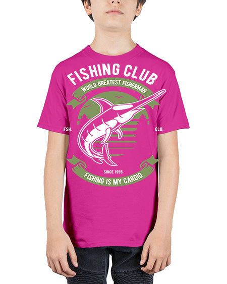 fishing club 50# - shark-fish - Youth Tee Unisex