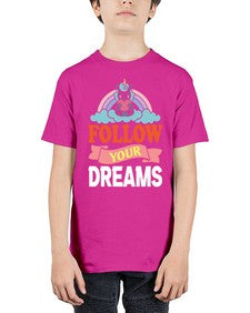 follow your dreams 137# - unicorn - Youth Tee Unisex