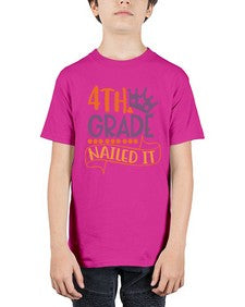 fourth grade nailed it 194# - fourth grade - Youth Tee Unisex
