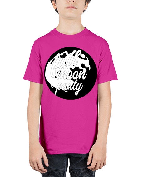 full moon party 7# - moon - Youth Tee Unisex