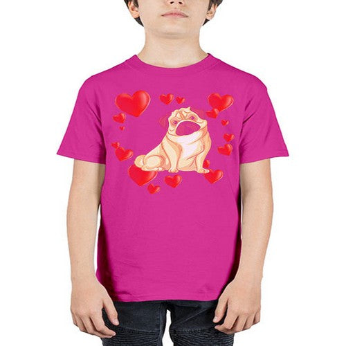 funny cute pug dog shirt 143# - dogs - Youth Tee Unisex