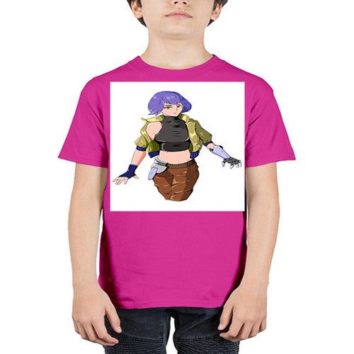 girl with gauntlet169# - anime - Youth Tee Unisex