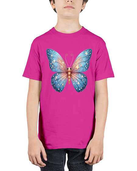 glitter butterfly 10# - butterfly - Youth Tee Unisex