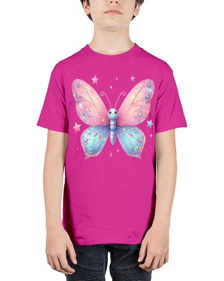 glitter butterfly 18# - butterfly - Youth Tee Unisex