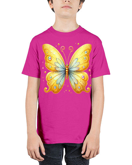 glitter butterfly 3# - butterfly - Youth Tee Unisex