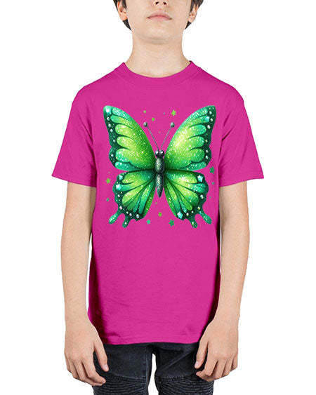 glitter butterfly 4# - butterfly - Youth Tee Unisex