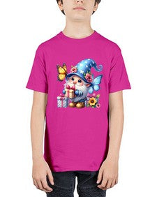 gnome with butterfly 03# - gnome - Youth Tee Unisex