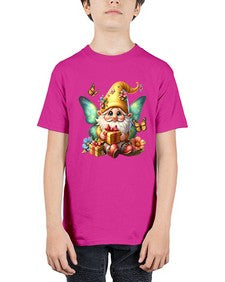 gnome with butterfly 07# - gnome - Youth Tee Unisex
