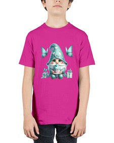 gnome with butterfly 10# - gnome - Youth Tee Unisex
