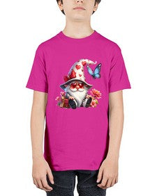 gnome with butterfly 13# - gnome - Youth Tee Unisex