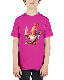 gnome with butterfly 16# - gnome - Youth Tee Unisex