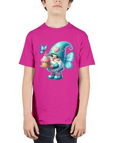 gnome with butterfly 20# - gnome - Youth Tee Unisex