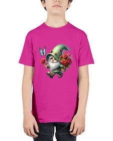 gnome with butterfly 24# - gnome - Youth Tee Unisex
