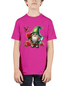 gnome with butterfly 26# - gnome - Youth Tee Unisex