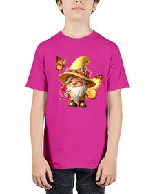 gnome with butterfly 27# - gnome - Youth Tee Unisex
