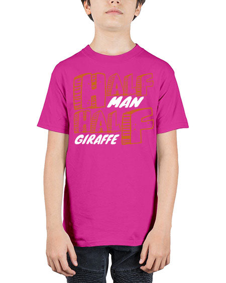 half man half giraffe - giraffee - Youth Tee Unisex