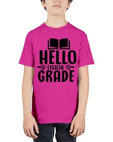 hello eighth grade 256# - eighth grade - Youth Tee Unisex
