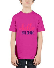 hello fifth grade 258# - fifth grade - Youth Tee Unisex
