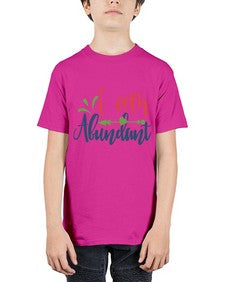 i am abundant Style 109# - motivation - Youth Tee Unisex