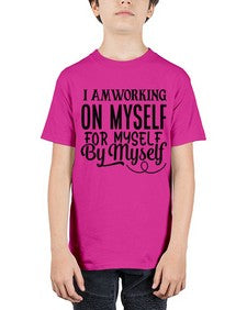 i am working make today ridiculously amazing Style 98# - motivation - Youth Tee Unisex