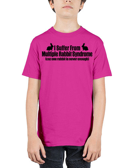 i suffer from mulitple rabbit syndrome - rabbit - Youth Tee Unisex