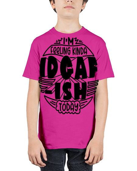 im feeling kinda idgafish today 10# - shark-fish - Youth Tee Unisex