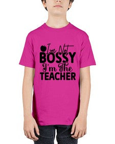 im not bossy im the teacher 980# - teacher - Youth Tee Unisex