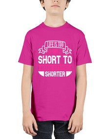 life is too short to make others shorter 317# - vegan - Youth Tee Unisex