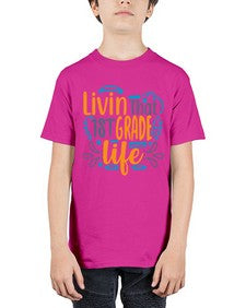 livin that first garde life 494# - first grade - Youth Tee Unisex