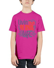 livin that pre school life 500# - prek headstart - Youth Tee Unisex