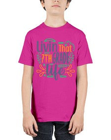 livin that seventh garde life 502# - seventh grade - Youth Tee Unisex