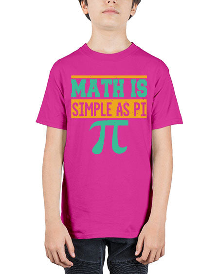 math is simple as pi 35# - pi - Youth Tee Unisex