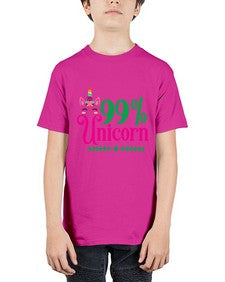 ninety nine percent unicorn 325# - unicorn - Youth Tee Unisex
