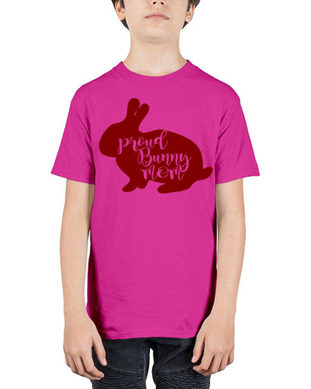 proud bunny mom - rabbit - Youth Tee Unisex